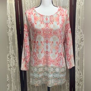 BRECKENRIDGE MASHA STYLE BEDAZZLED TOP - SZ SMALL